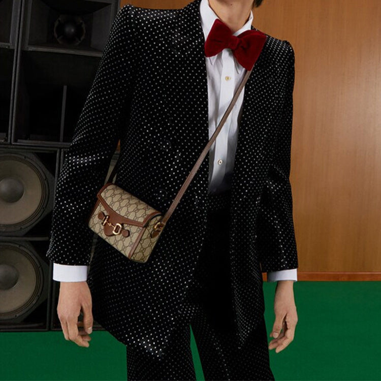 GUCCI Horsebit 1955 mini 'Caramel' 699296-92TCG-8563