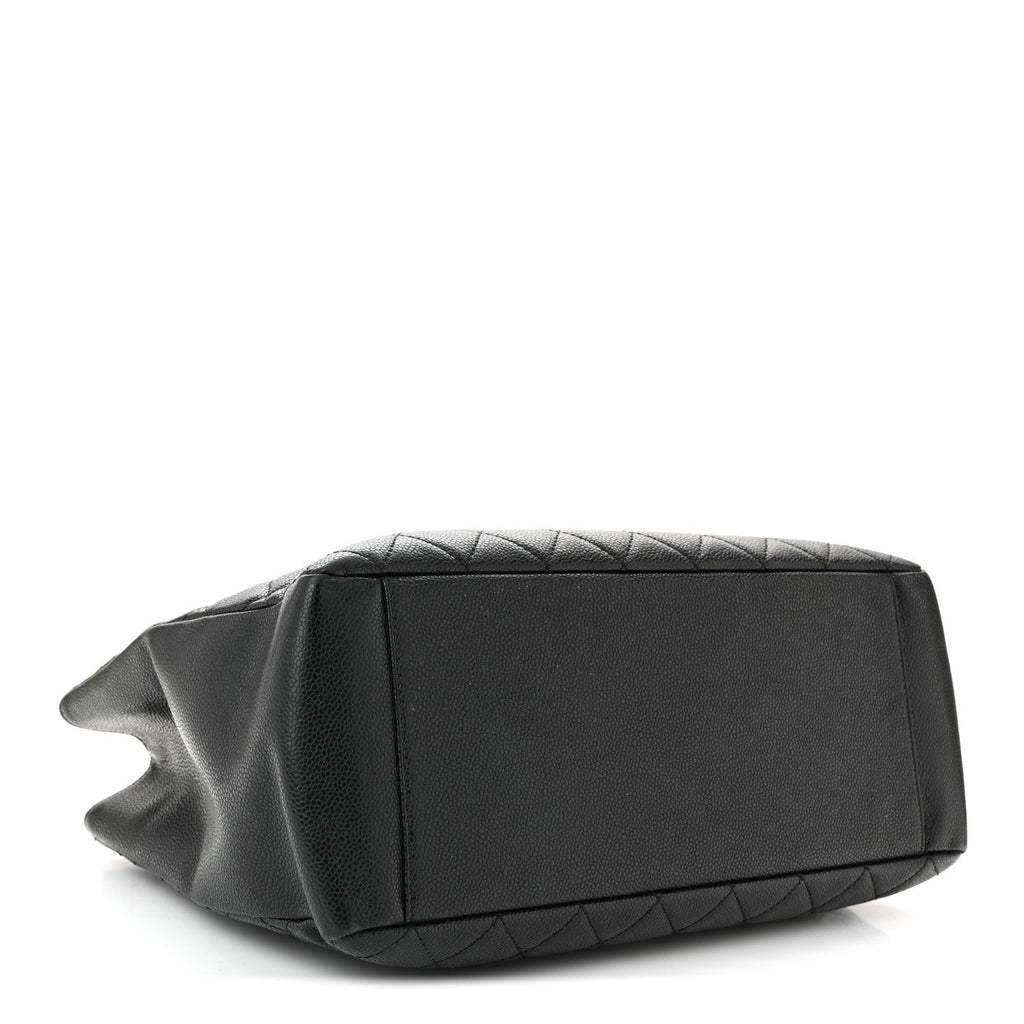 Chanel Caviar Quilted Grand Shopping Tote GST Black
