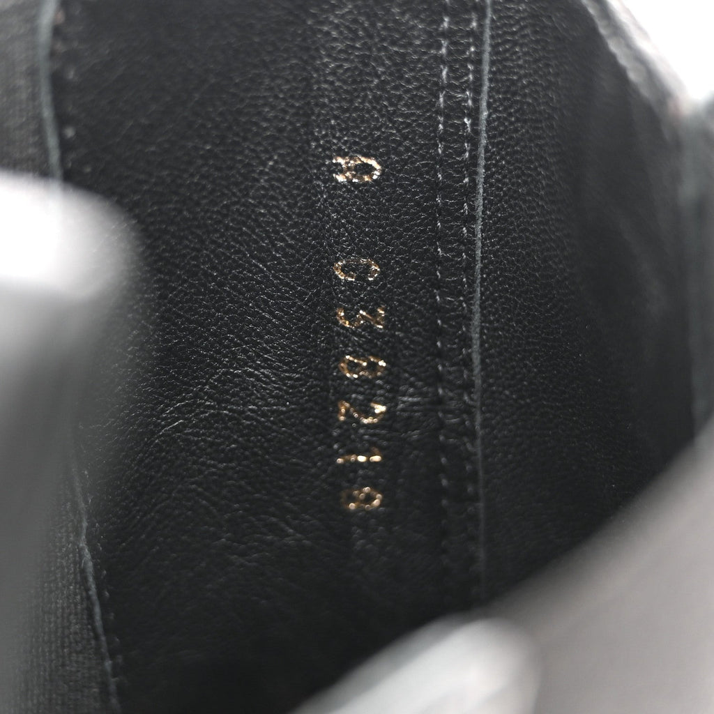 Crumpled Calfskin Patent Cap Toe Short Boots 39.5 Black