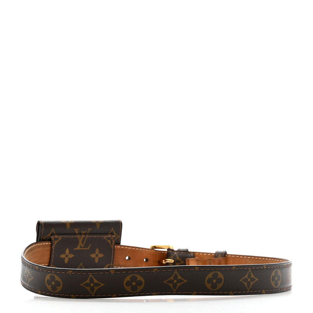 Louis Vuitton Monogram Ceinture Pochette Solo Belt 80 32