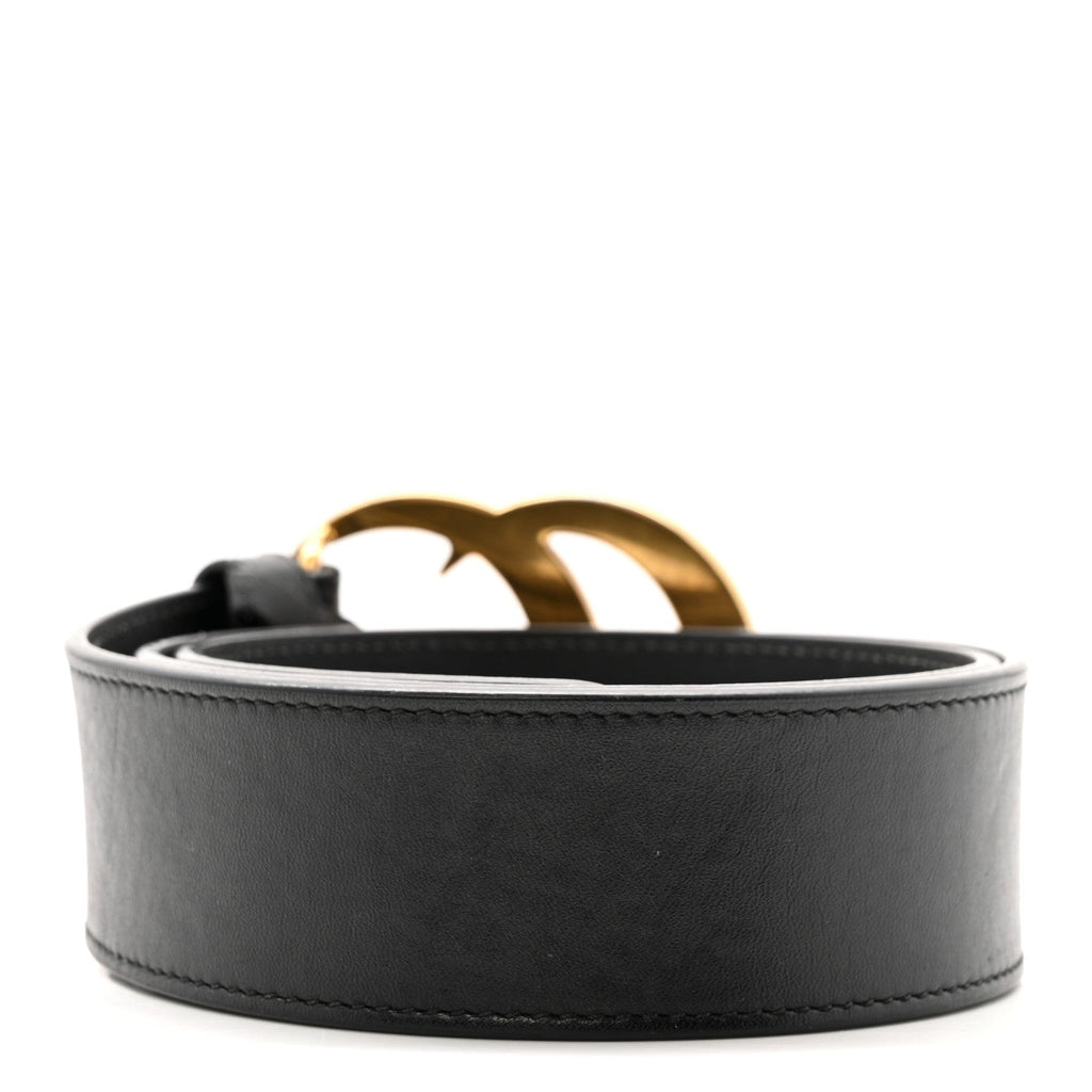Gucci Calfskin Double G 40mm Belt 70 28 Black