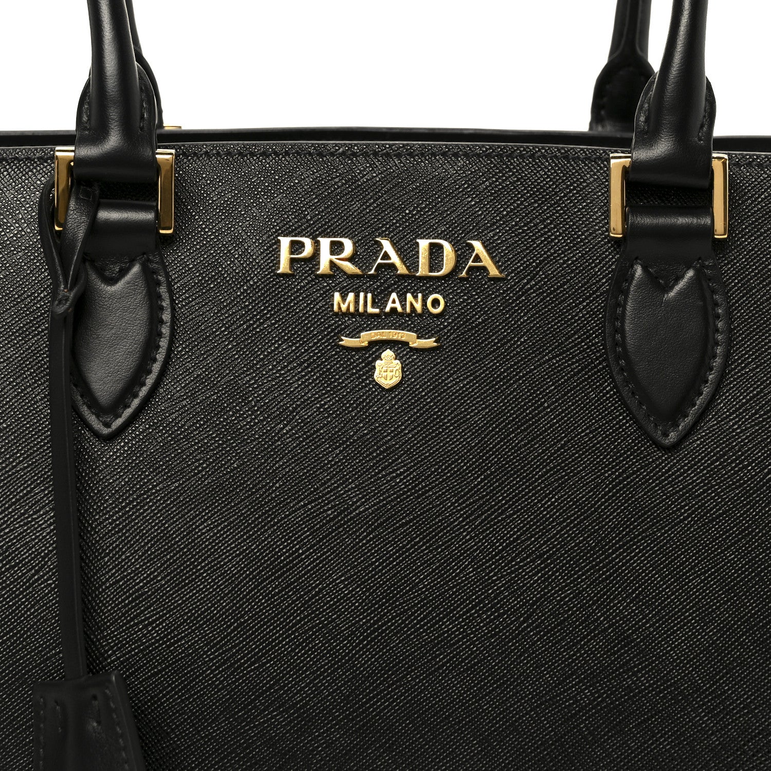 Prada Saffiano Soft Calfskin Tote Black
