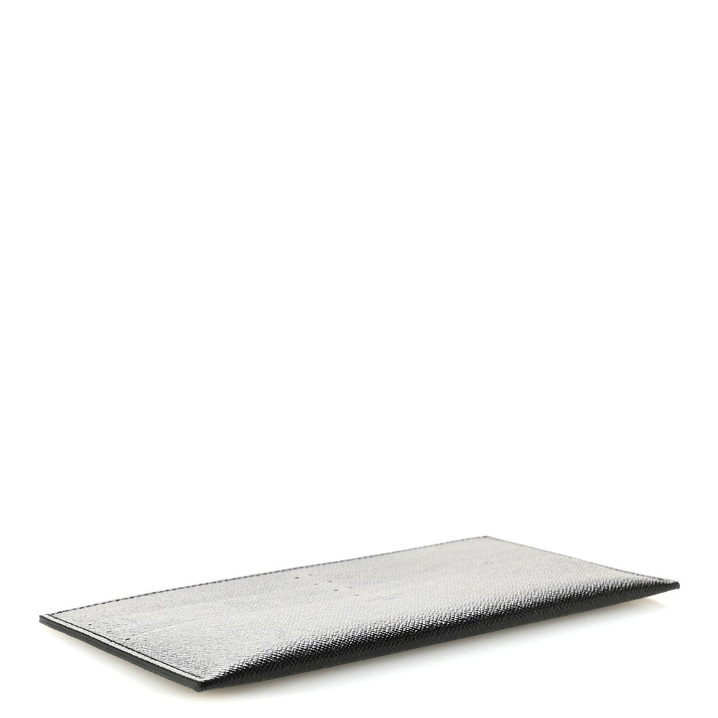 Louis Vuitton Calfskin Felicie Chain Wallet Card Holder Insert Black