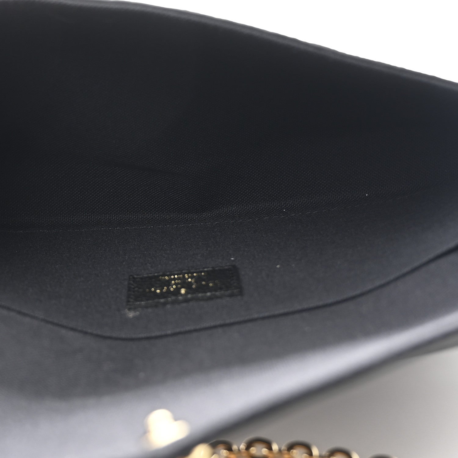 Louis Vuitton Empreinte Pochette Felicie Chain Wallet Black