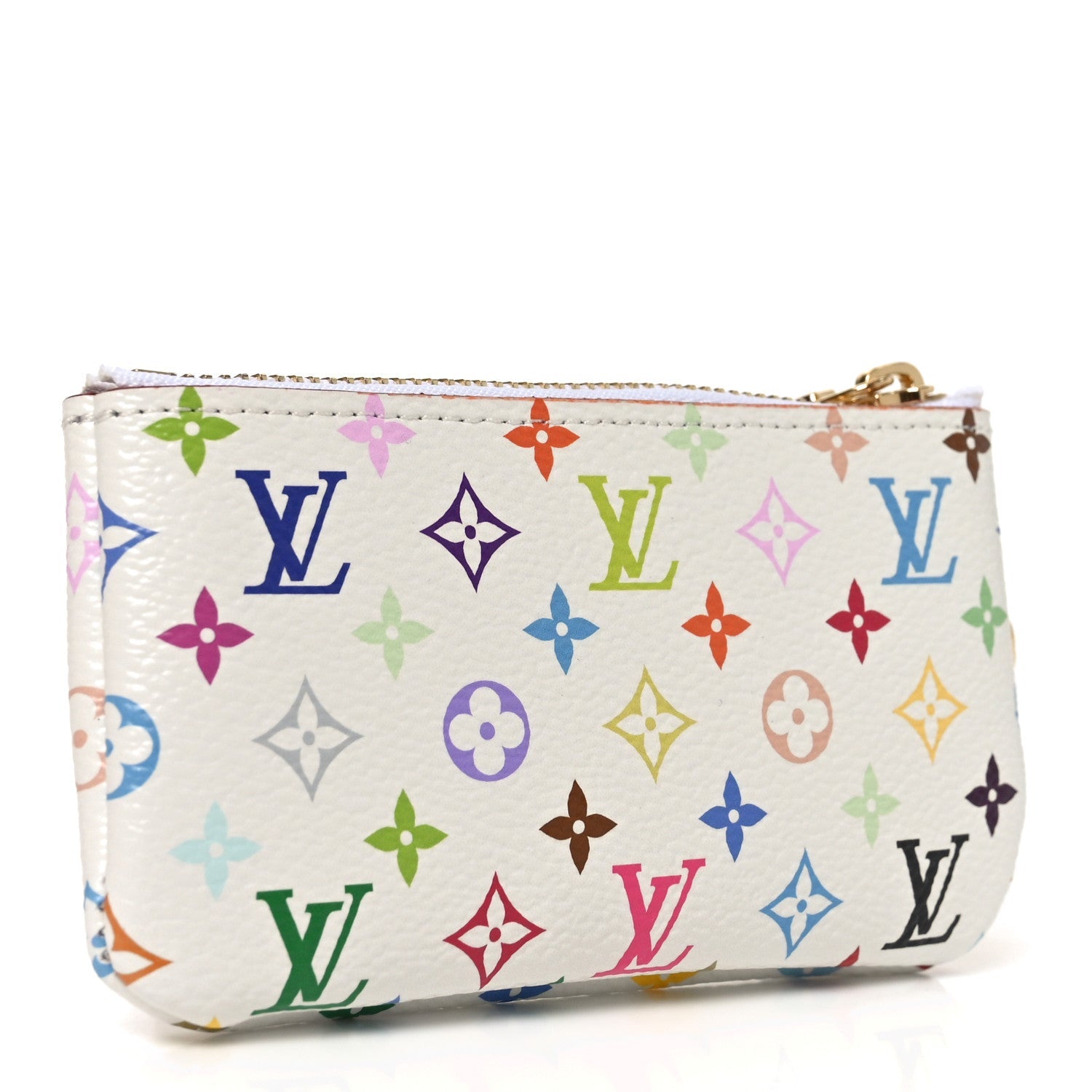 Louis Vuitton LV X TM Monogram Multicolor Key Pouch White