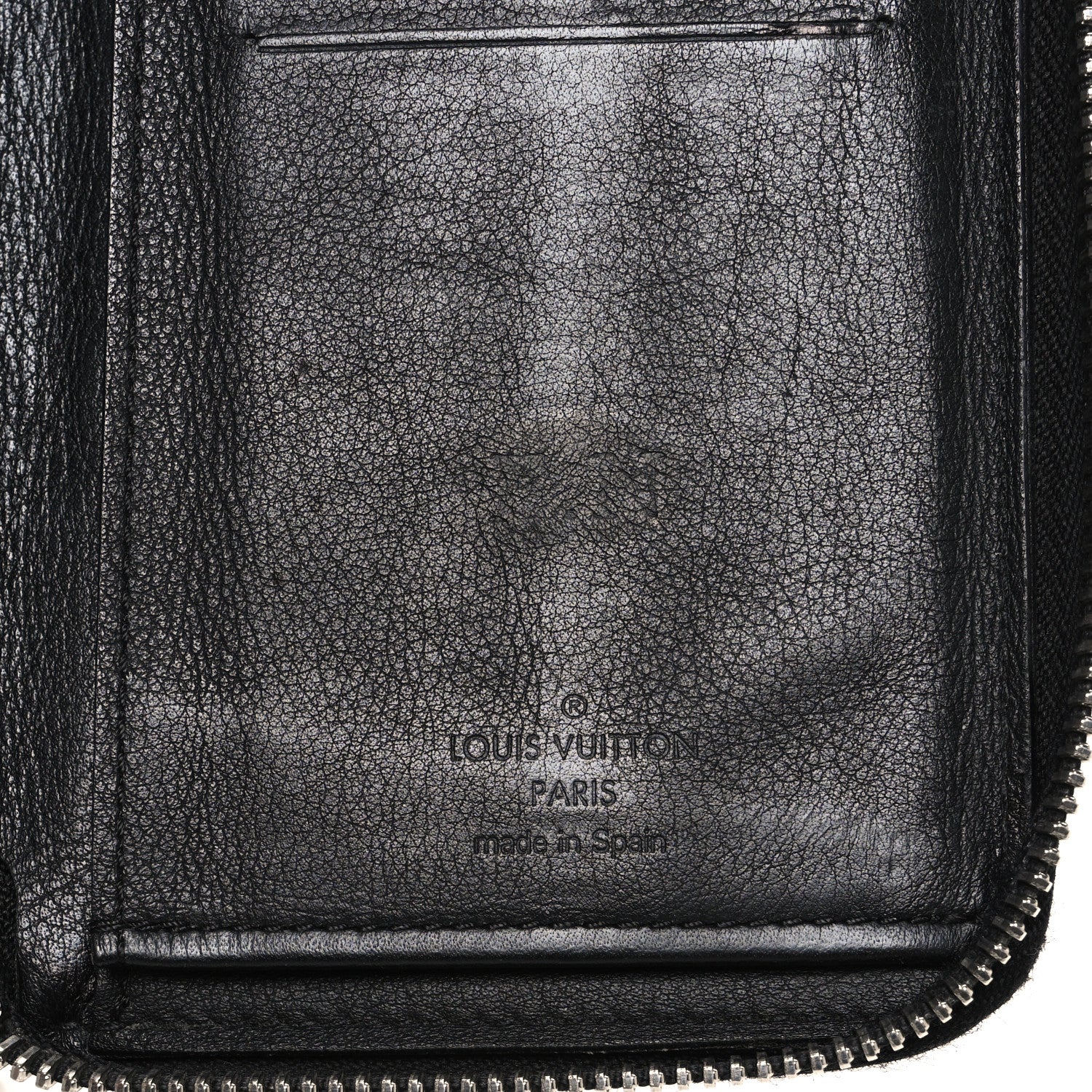 Louis Vuitton Taurillon Vertical Zippy Wallet Black