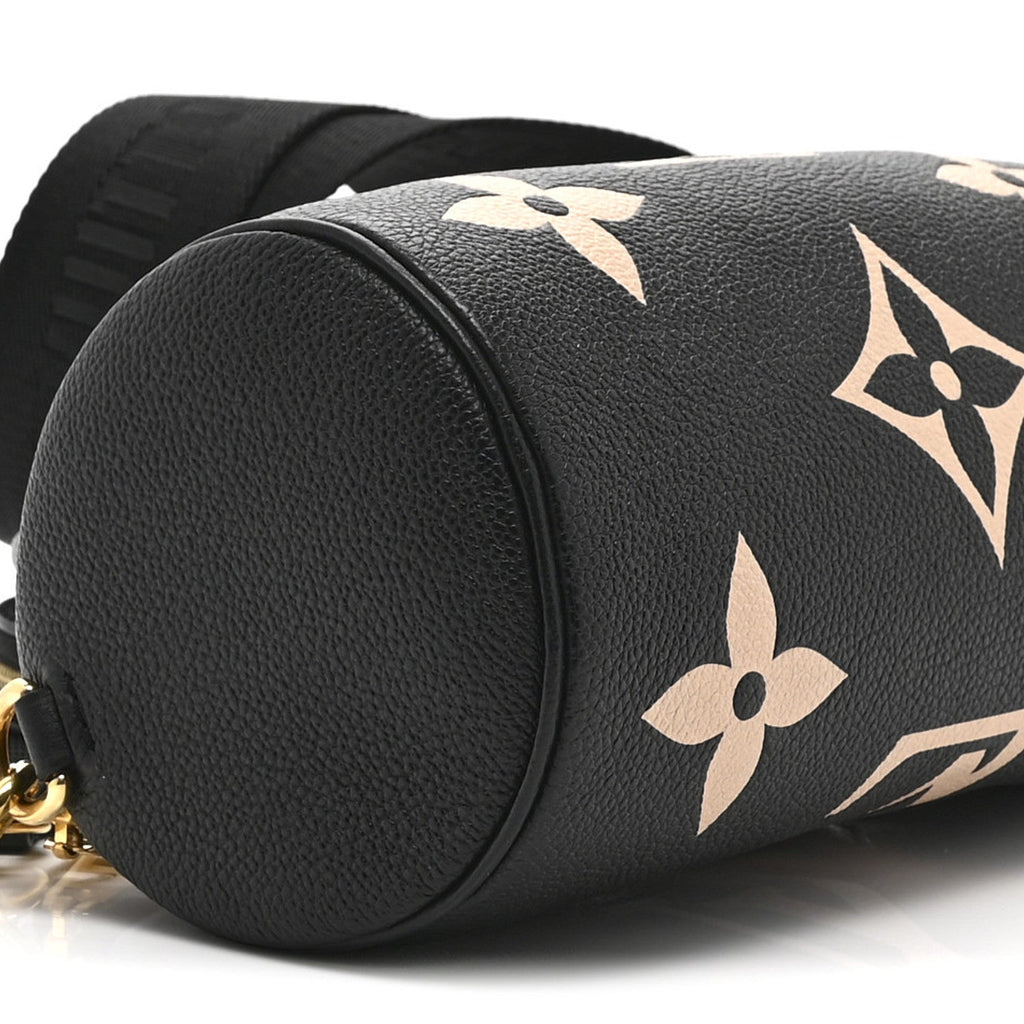 Louis Vuitton Empreinte Monogram Giant Papillon BB Black Beige