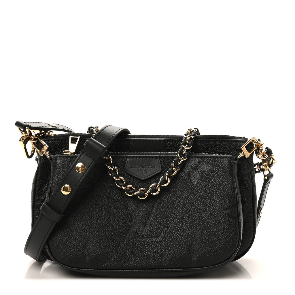 Louis Vuitton Empreinte Monogram Giant Multi Pochette Accessories Black