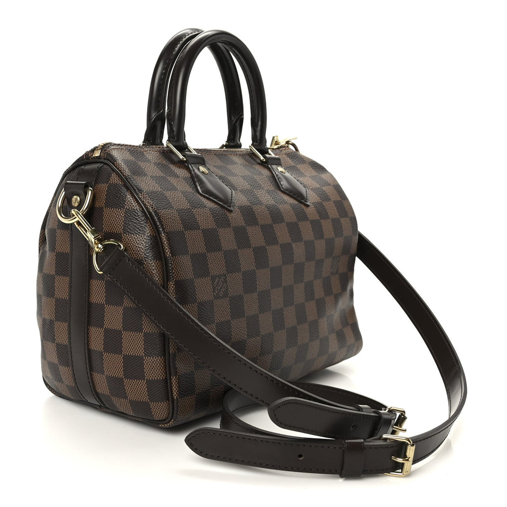 Louis Vuitton Damier Ebene Speedy Bandouliere 25