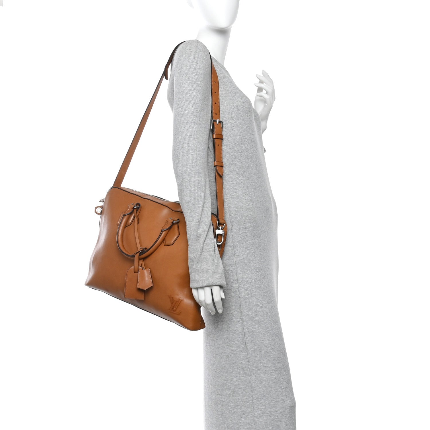 Louis Vuitton Cuir Millesime Porte-Documents Voyage PM Tan