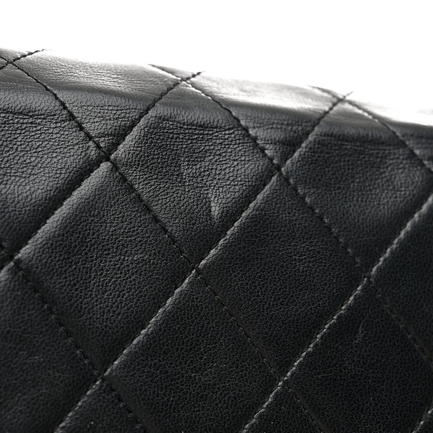 Chanel Lambskin Quilted Flap Bag Black