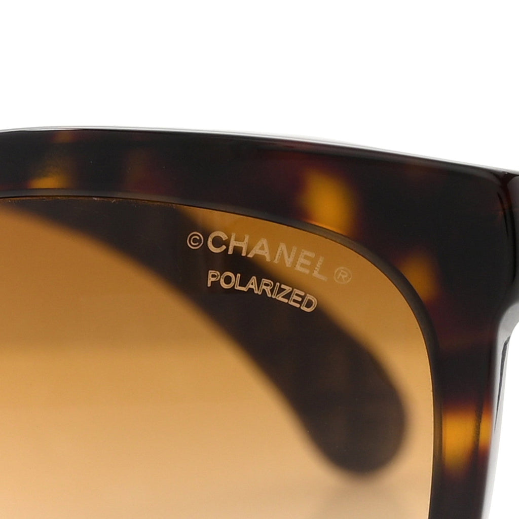 Acetate Quilted Polarized Butterfly CC Sunglasses 5288-Q Tortoise