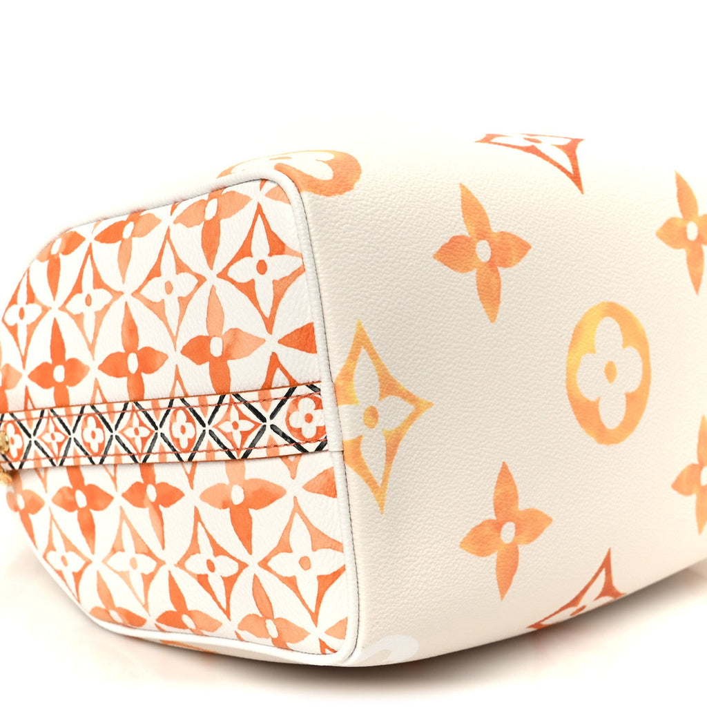 Louis Vuitton Monogram Giant By The Pool 2.0 Speedy Bandouliere 25 Apricot