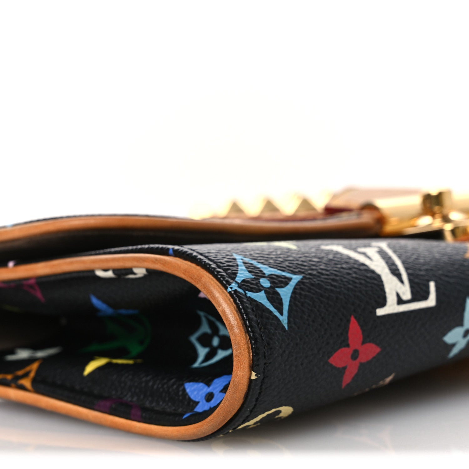 Louis Vuitton Monogram Multicolor Courtney Clutch Black