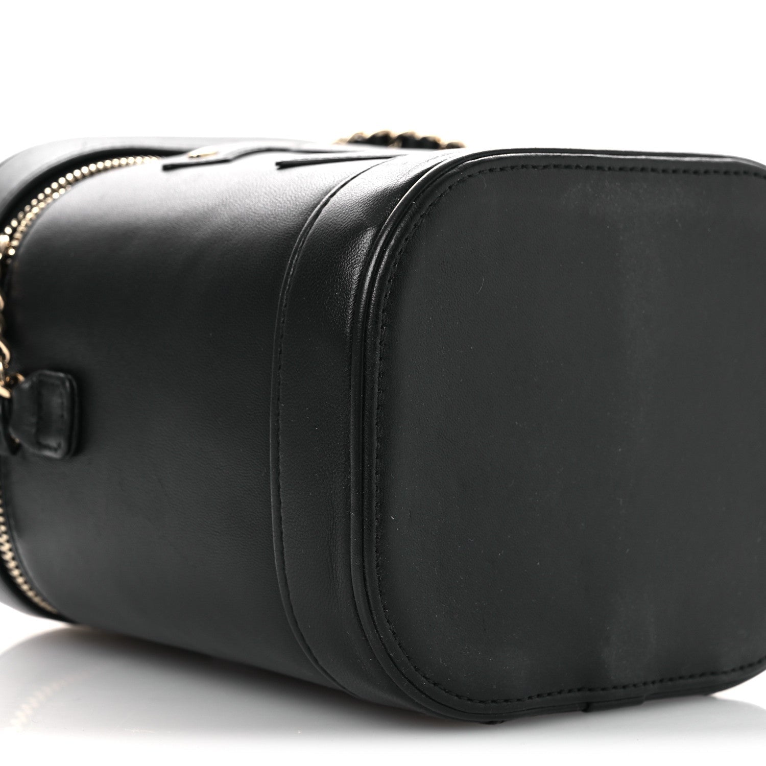 Chanel Lambskin Timeless Vanity Cosmetic Case Black