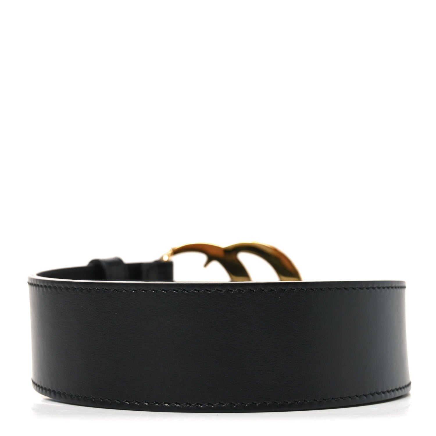 Gucci Calfskin Double G 40mm Belt 75 30 Black