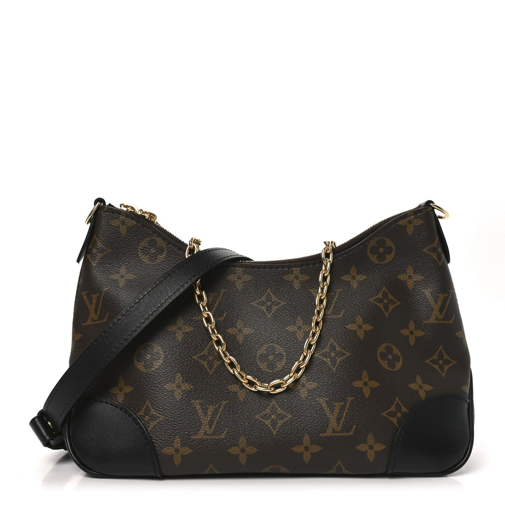 Louis Vuitton Monogram Boulogne NM Black