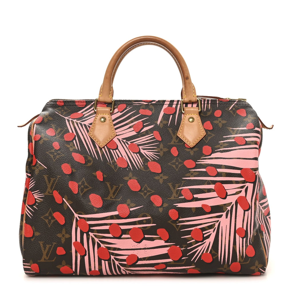 Louis Vuitton Monogram Jungle Dots Speedy 30 Sugar Pink Poppy
