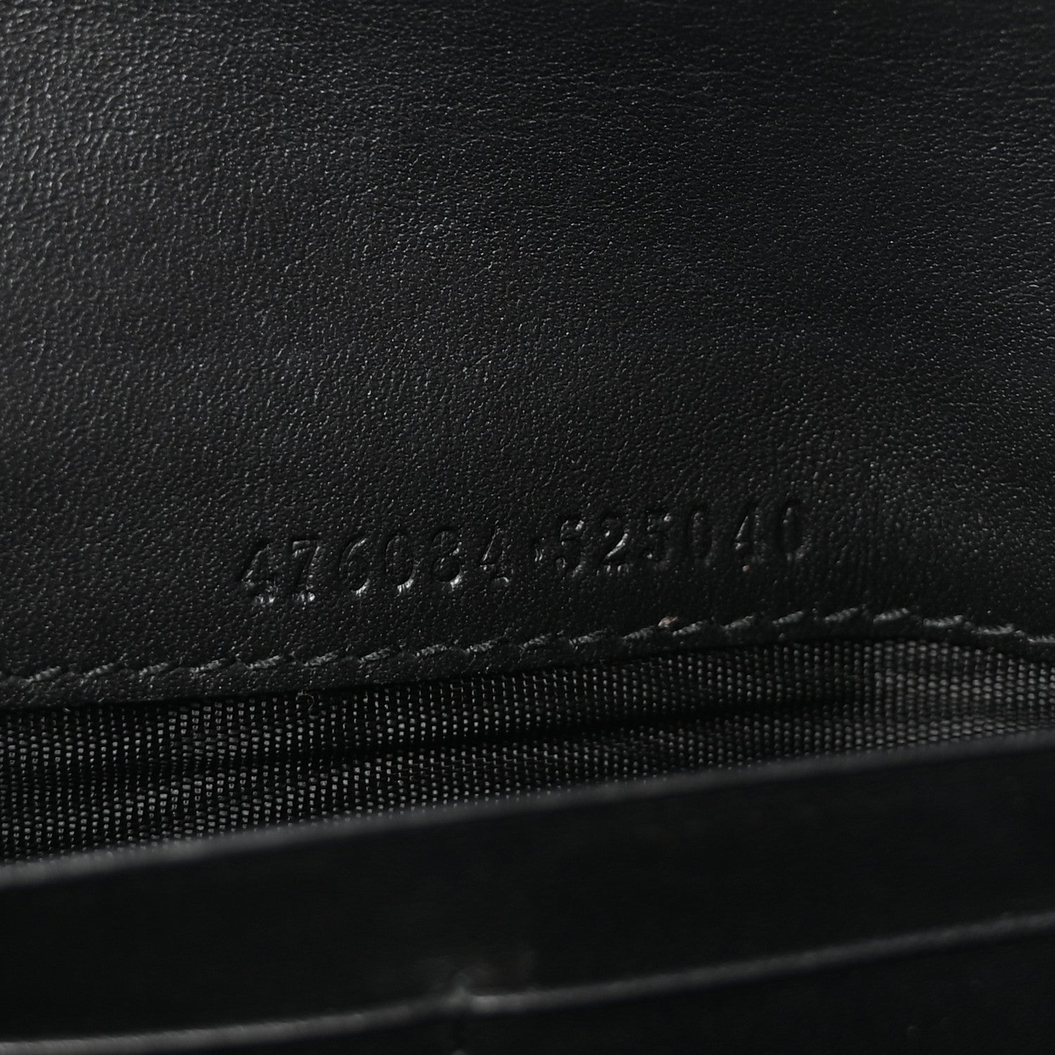 Gucci Calfskin Sylvie Continental Wallet Black