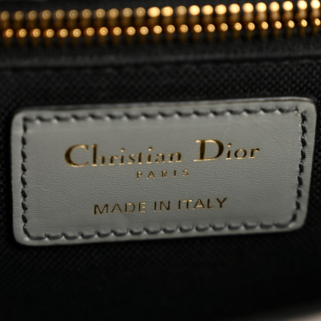 Christian Dior Oblique 30 Montaigne Flap Bag Grey