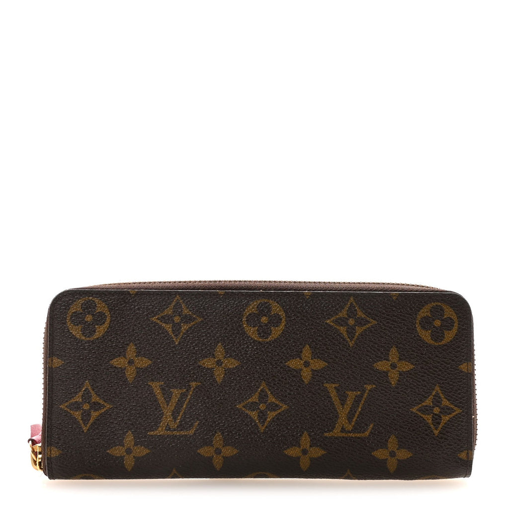Louis Vuitton Monogram Clemence Wallet Fuchsia