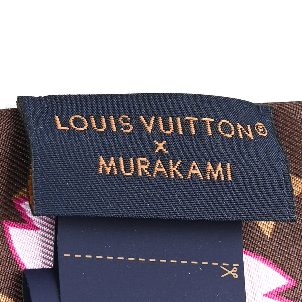 Louis Vuitton LV X TM Silk Monogram Cherry Blossom BB Bandeau Tan