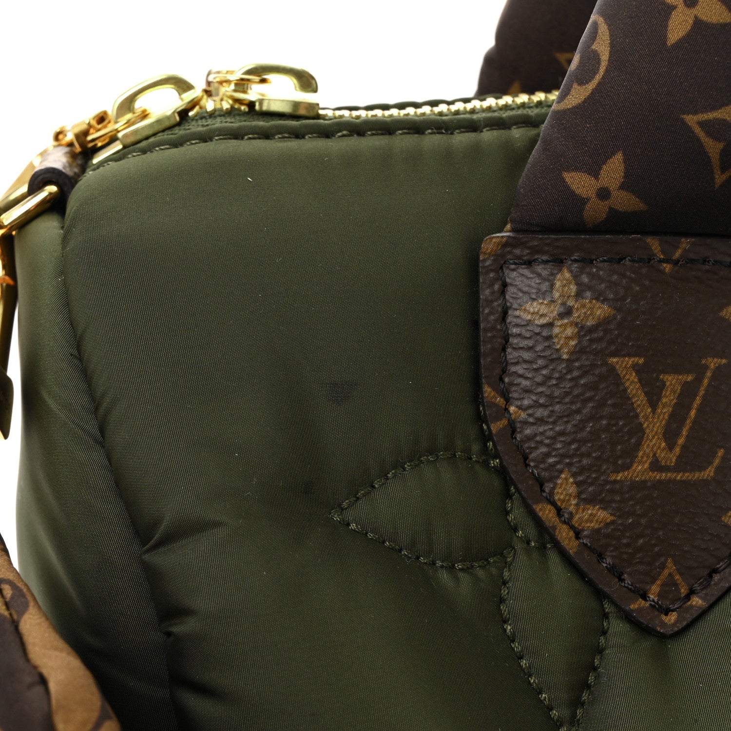 Louis Vuitton Econyl Mini Monogram Pillow Speedy Bandouliere 25 Khaki