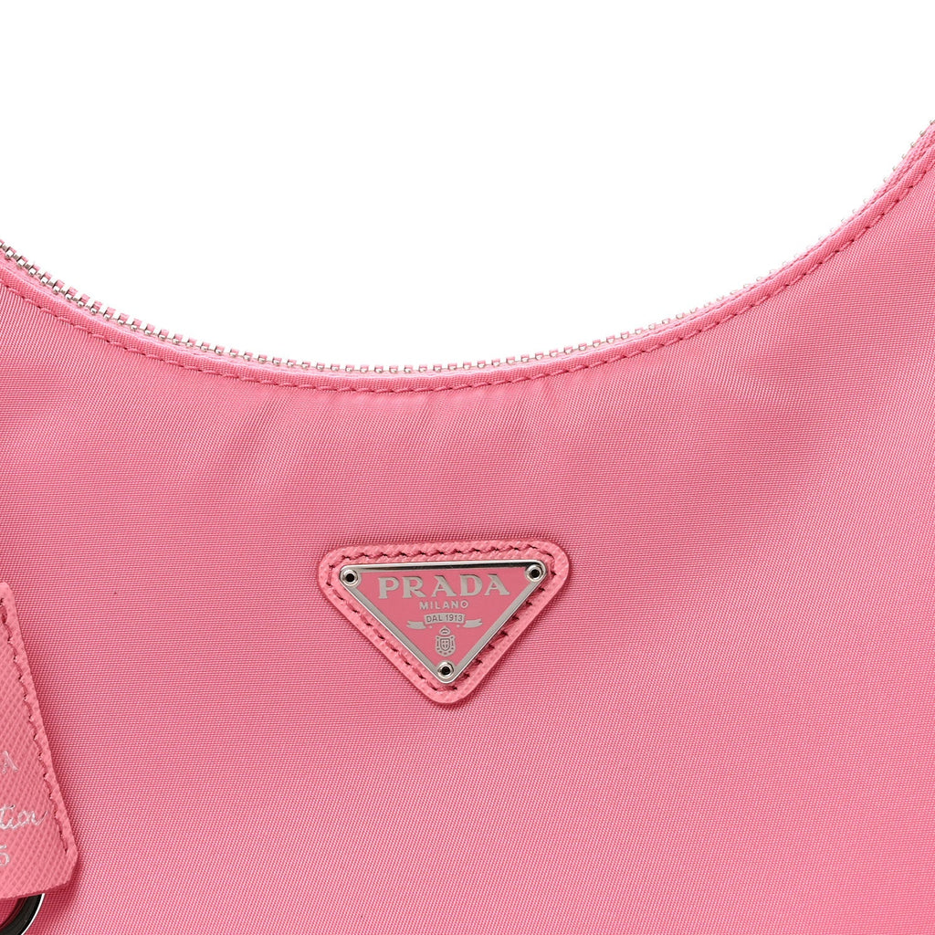 Prada Re-Nylon Saffiano Mini Re-Edition 2005 Bag Begonia