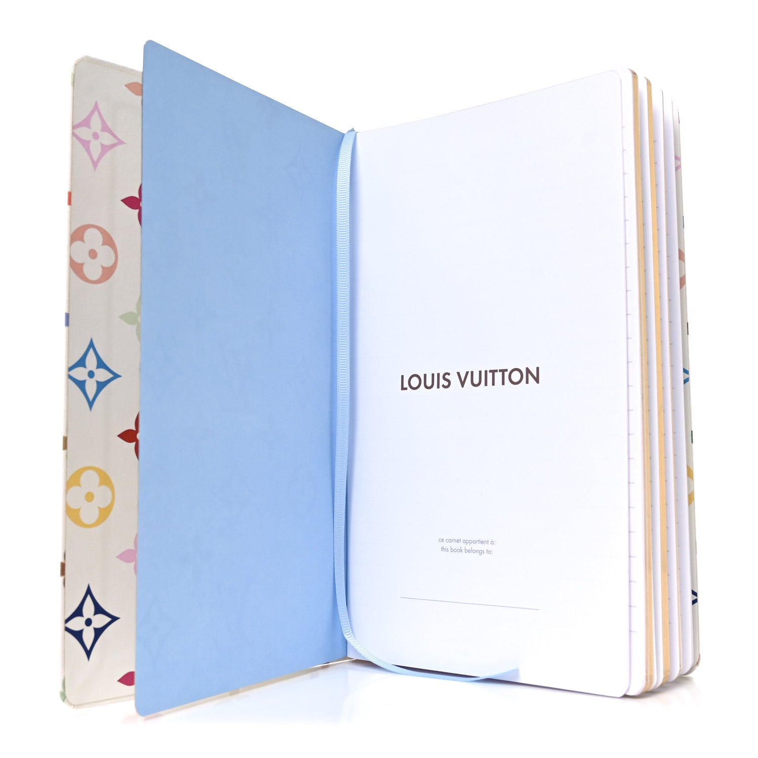 Louis Vuitton LV x TM Monogram Multicolor Jane Notebook MM White
