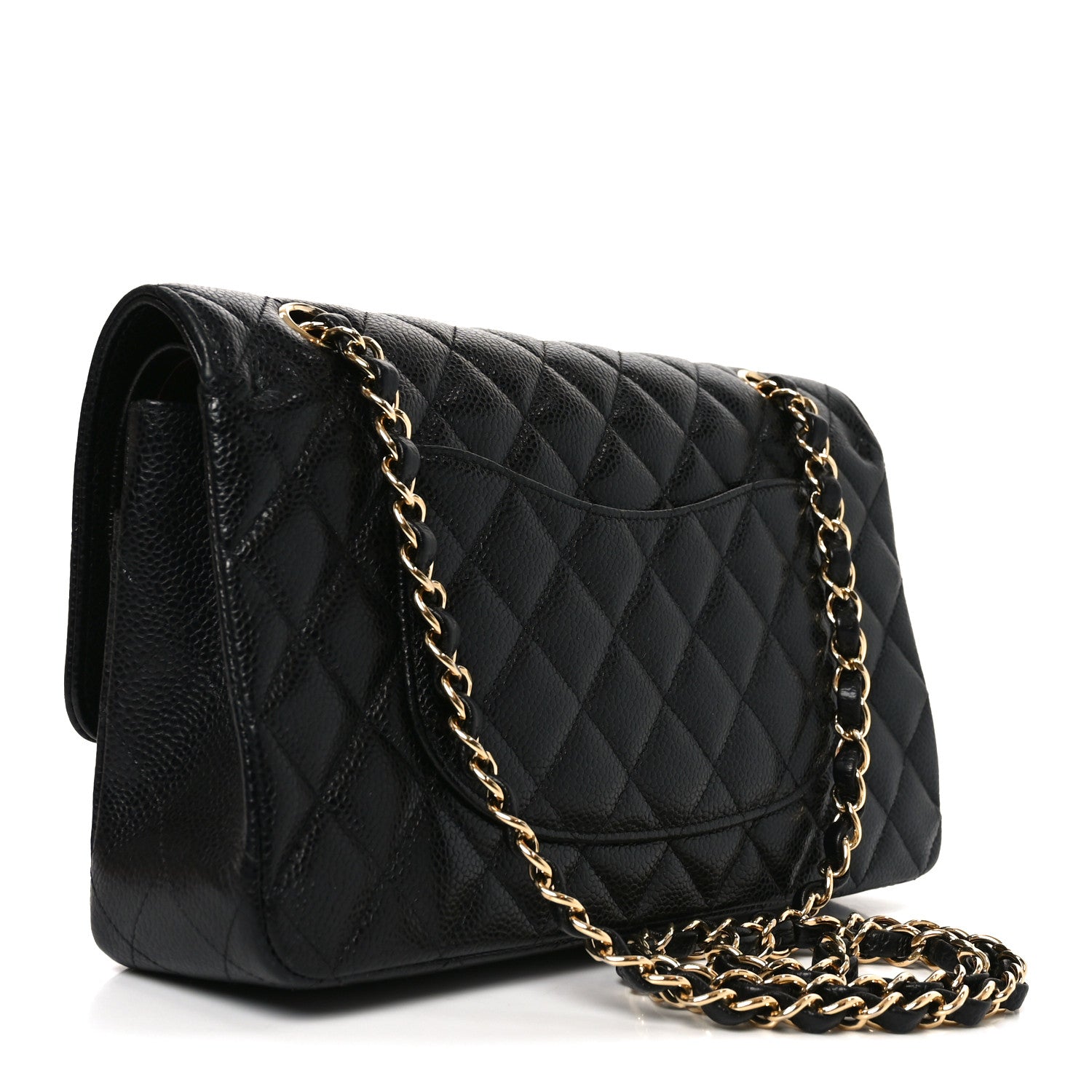 Chanel Caviar Quilted Medium Double Flap Black