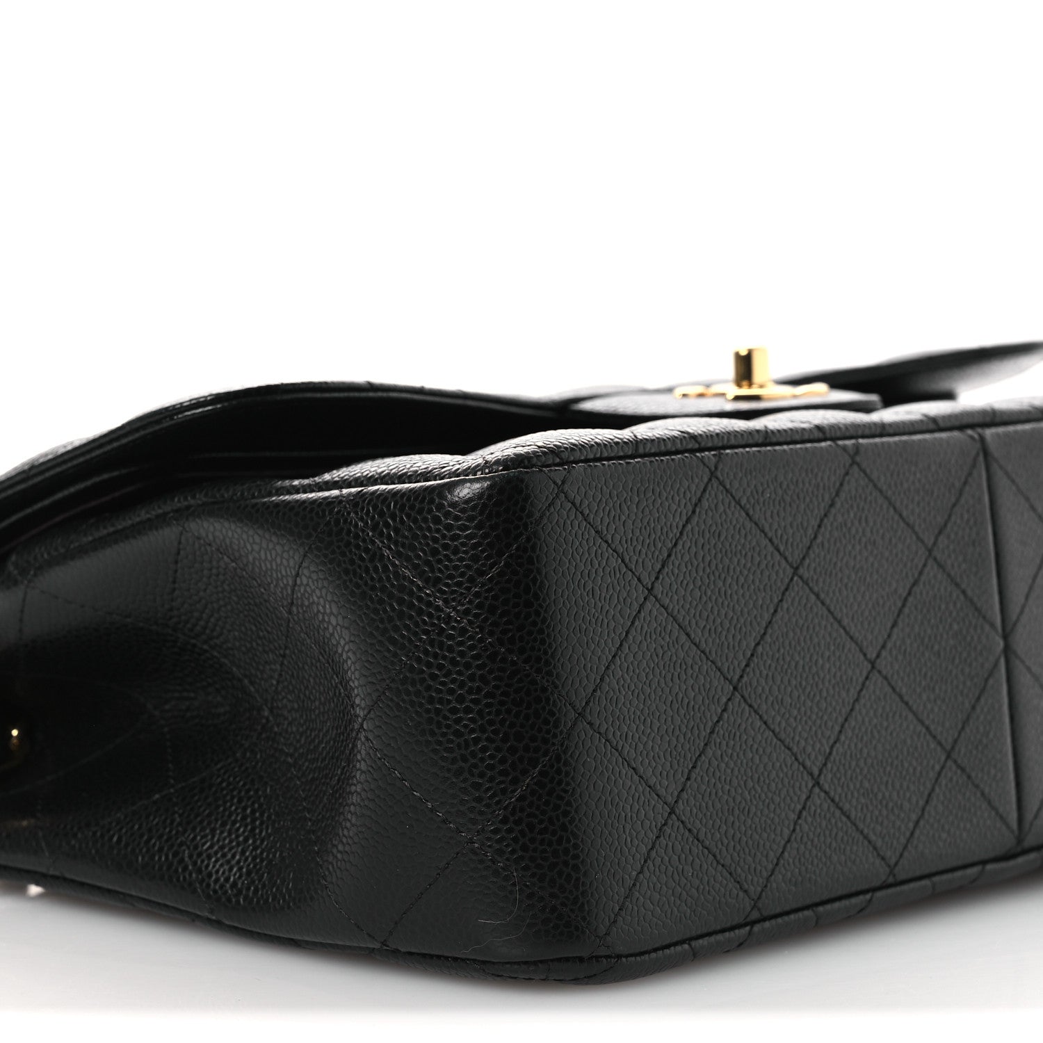 Chanel Caviar Quilted Jumbo Double Flap Black