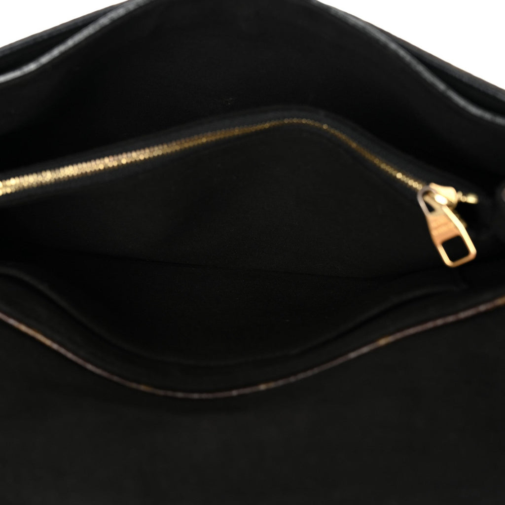 Louis Vuitton Monogram Pallas Chain Black