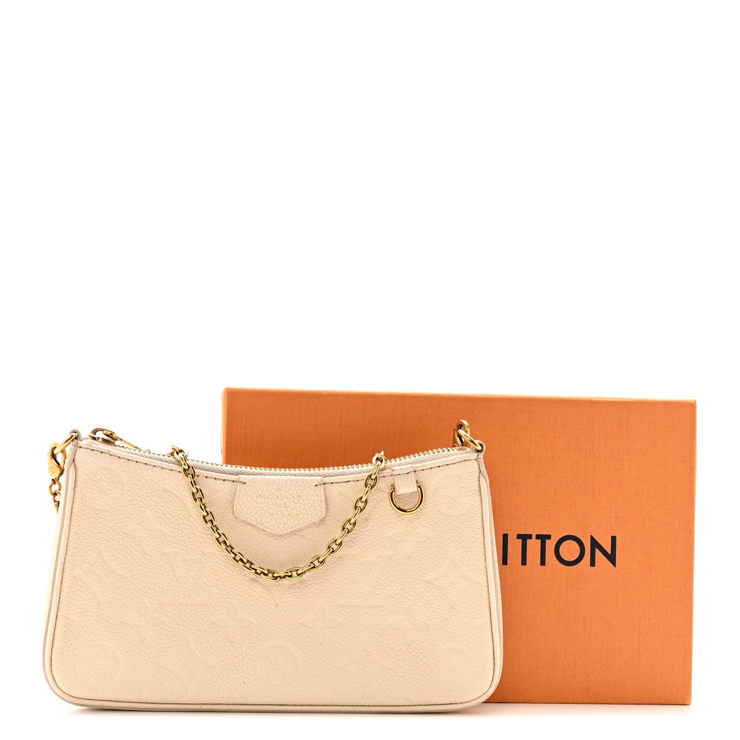 Louis Vuitton Empreinte Easy Pouch On Strap Cream