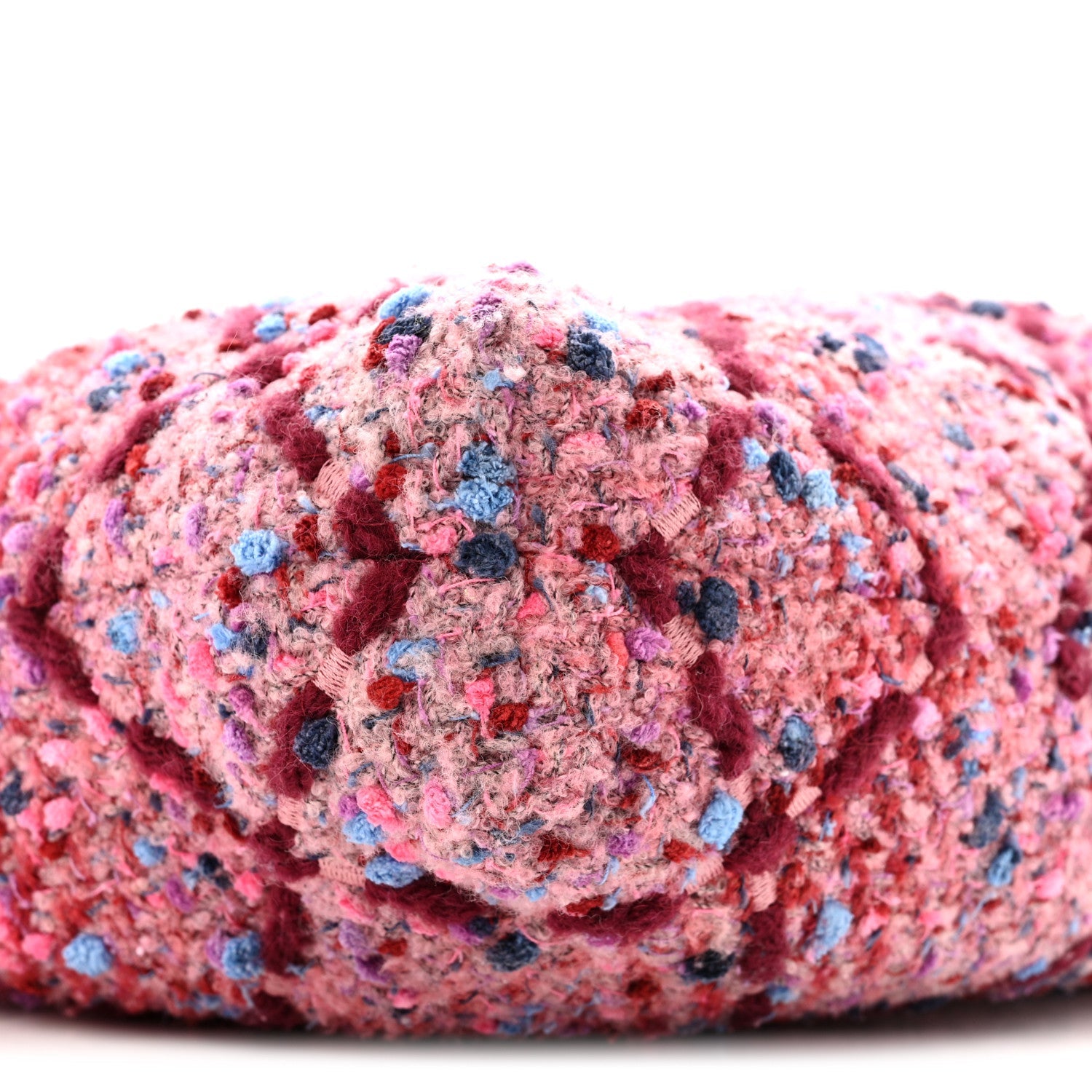 Chanel Tweed Quilted Chanel 22 Pink Burgundy
