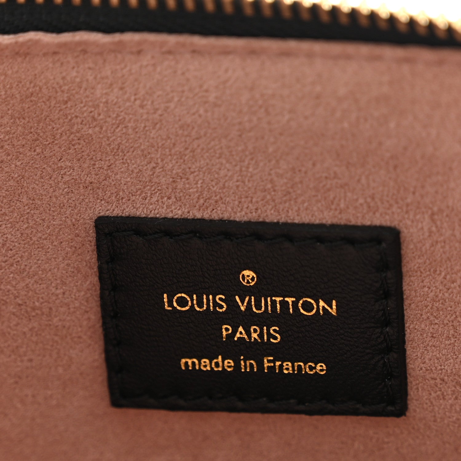 Louis Vuitton Lambskin Embossed Monogram Coussin PM Black