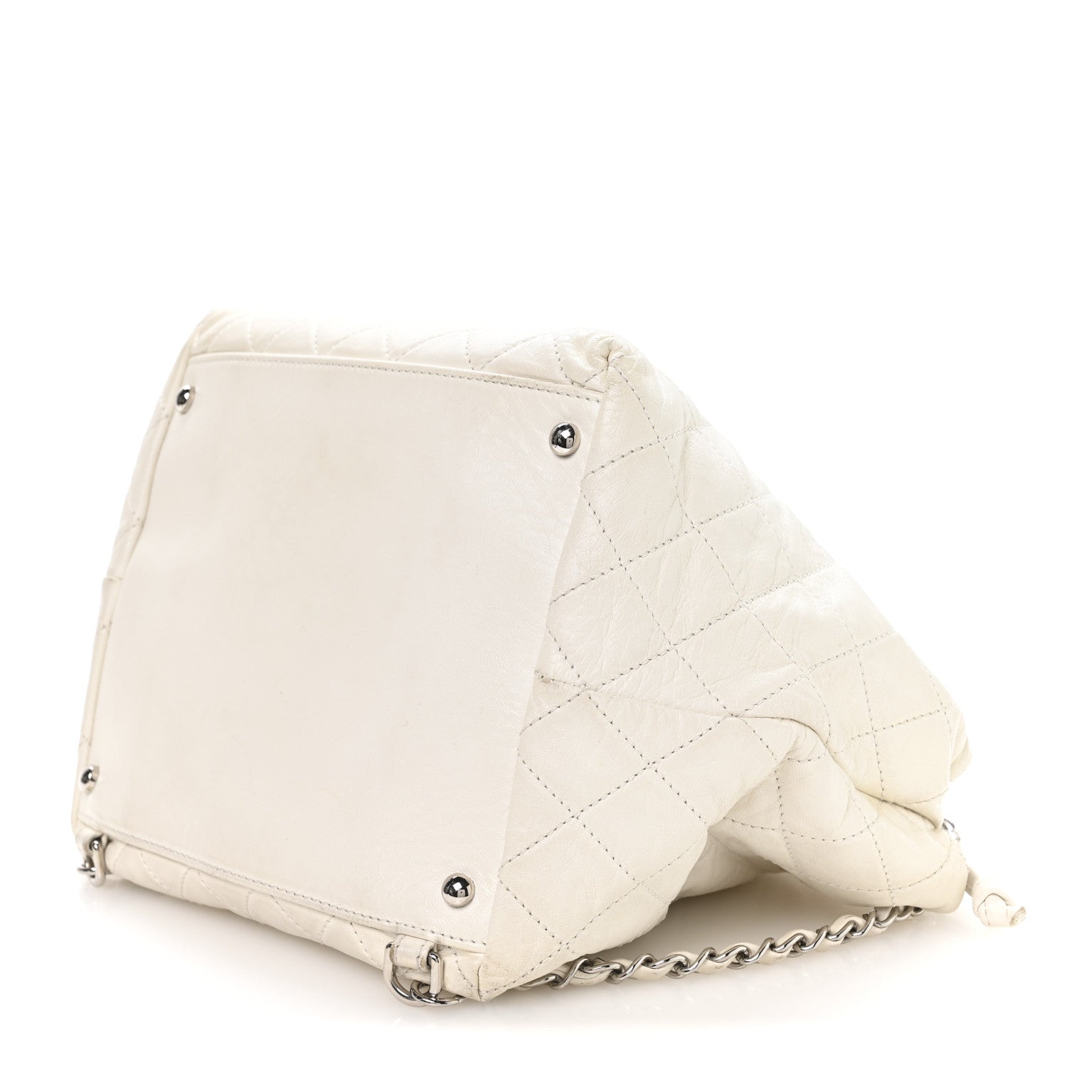 Chanel Lambskin Quilted Beijing Backpack Bag White