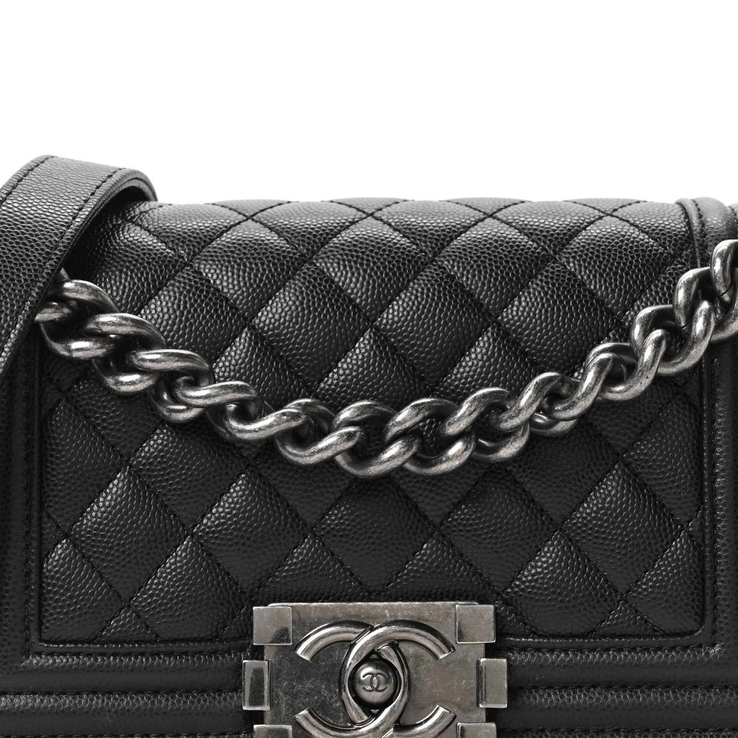 Chanel Caviar Quilted Small Boy Flap Black