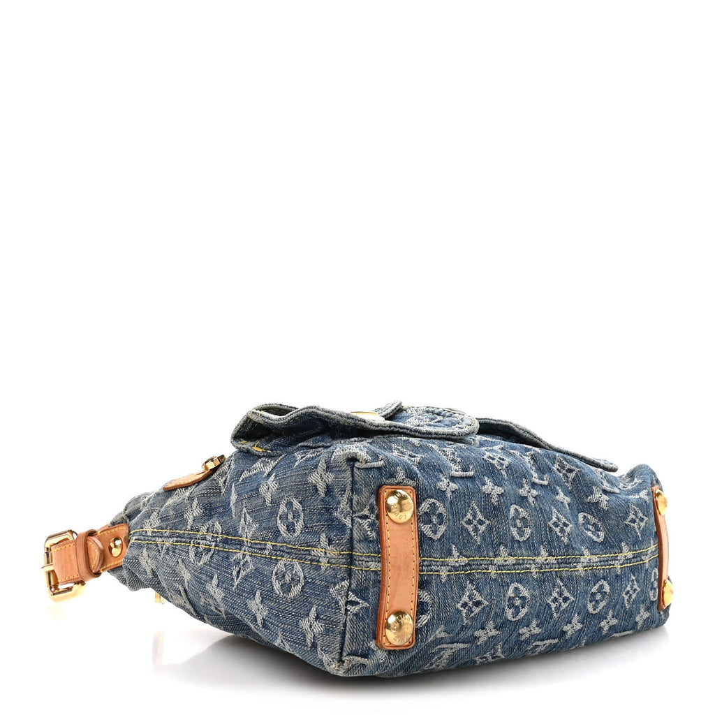 Louis Vuitton Monogram Denim Baggy PM Blue