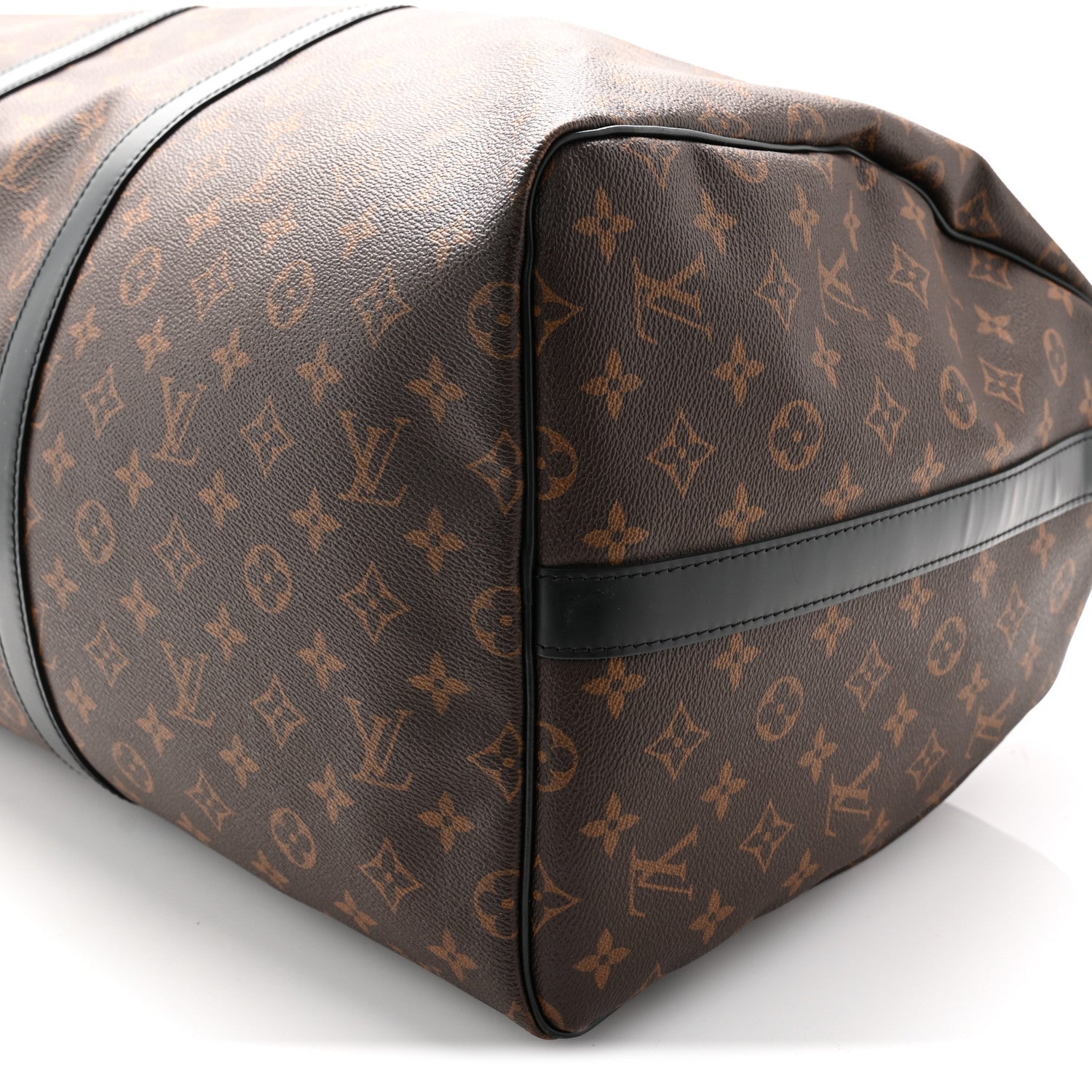 Louis Vuitton Monogram Macassar Keepall Bandouliere 55