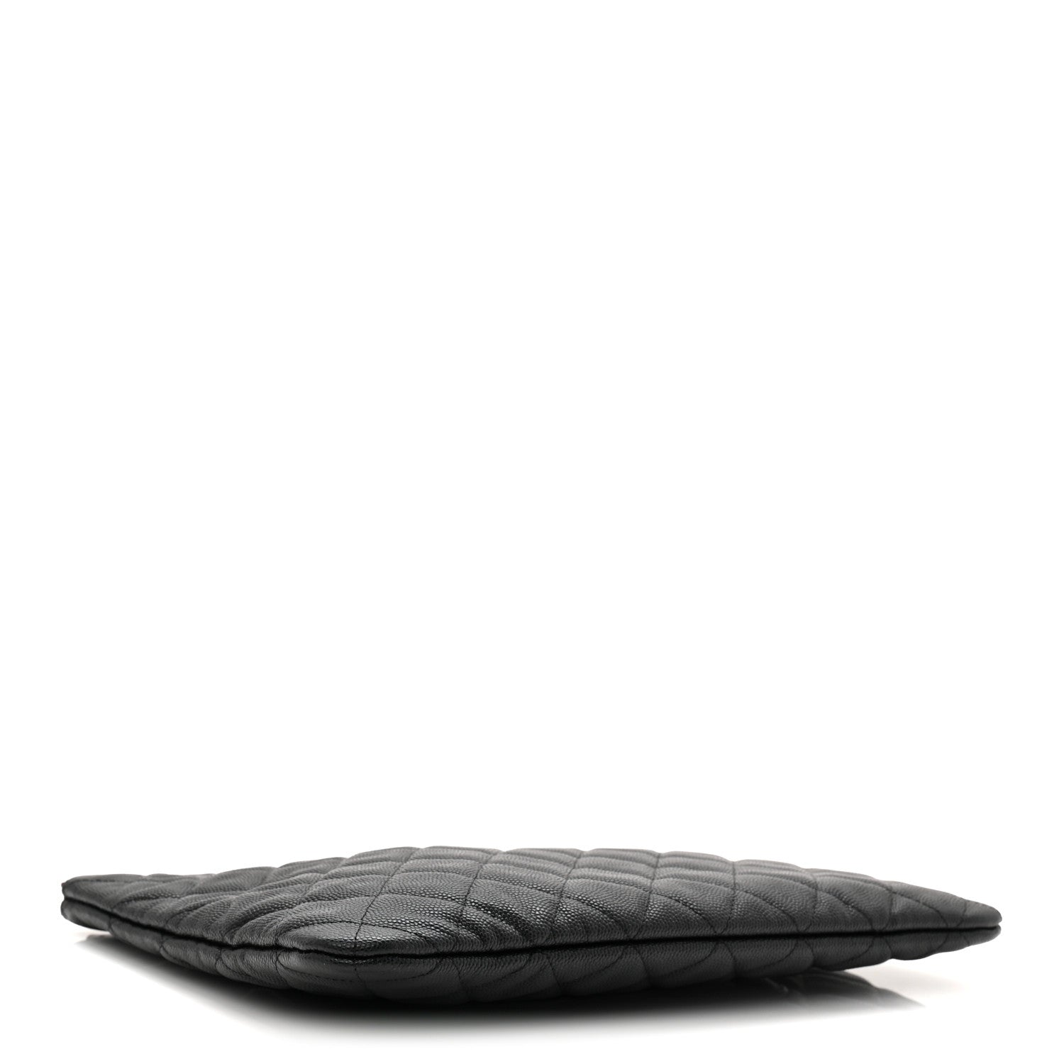 Caviar Quilted Medium Cosmetic Case Black