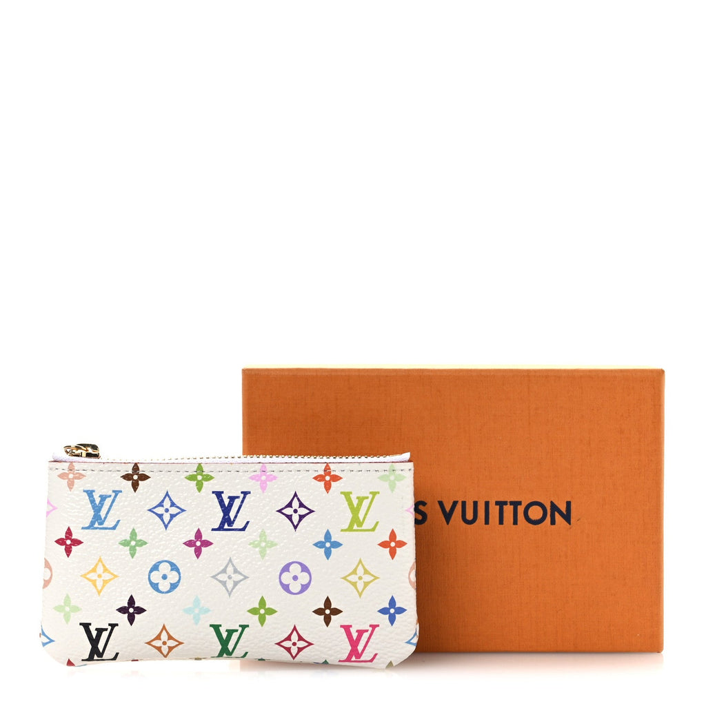 Louis Vuitton LV X TM Monogram Multicolor Key Pouch White
