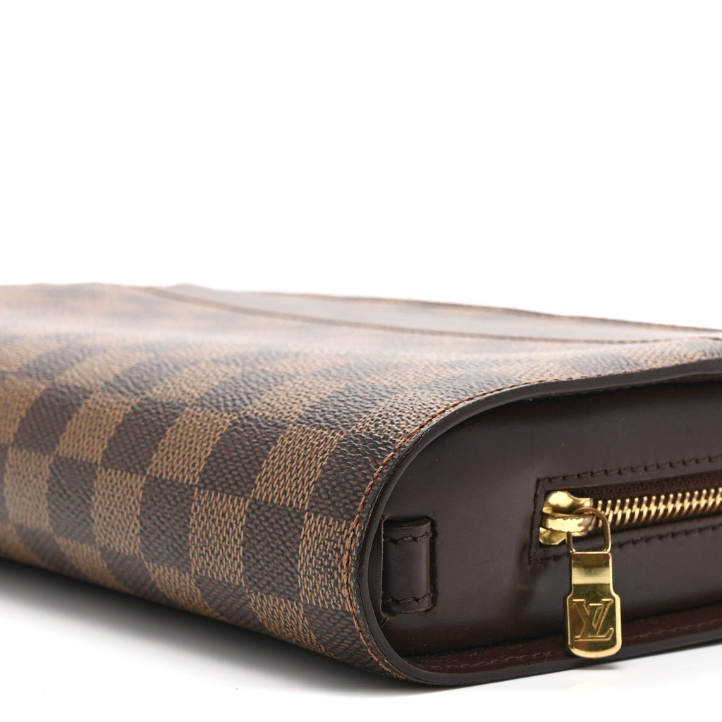Louis Vuitton Damier Ebene Pochette Saint Louis Clutch