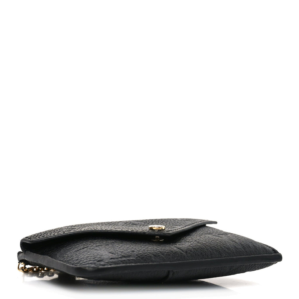 Louis Vuitton Empreinte Recto Verso Card Holder Black