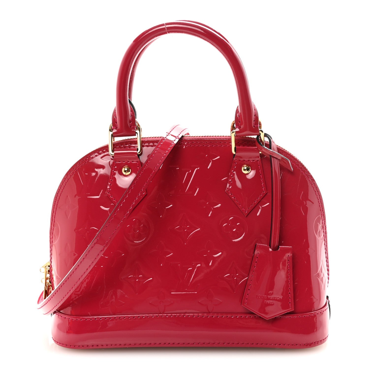 Louis Vuitton Vernis Alma BB Rose Indien