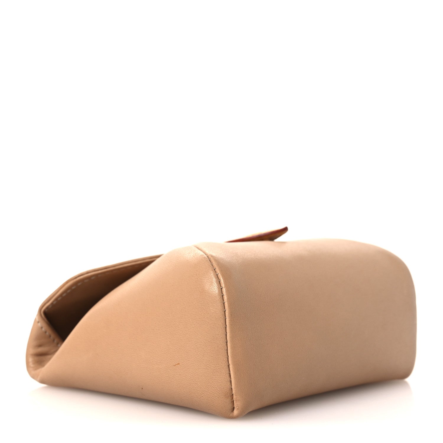 Louis Vuitton Lambskin Pouch Beige