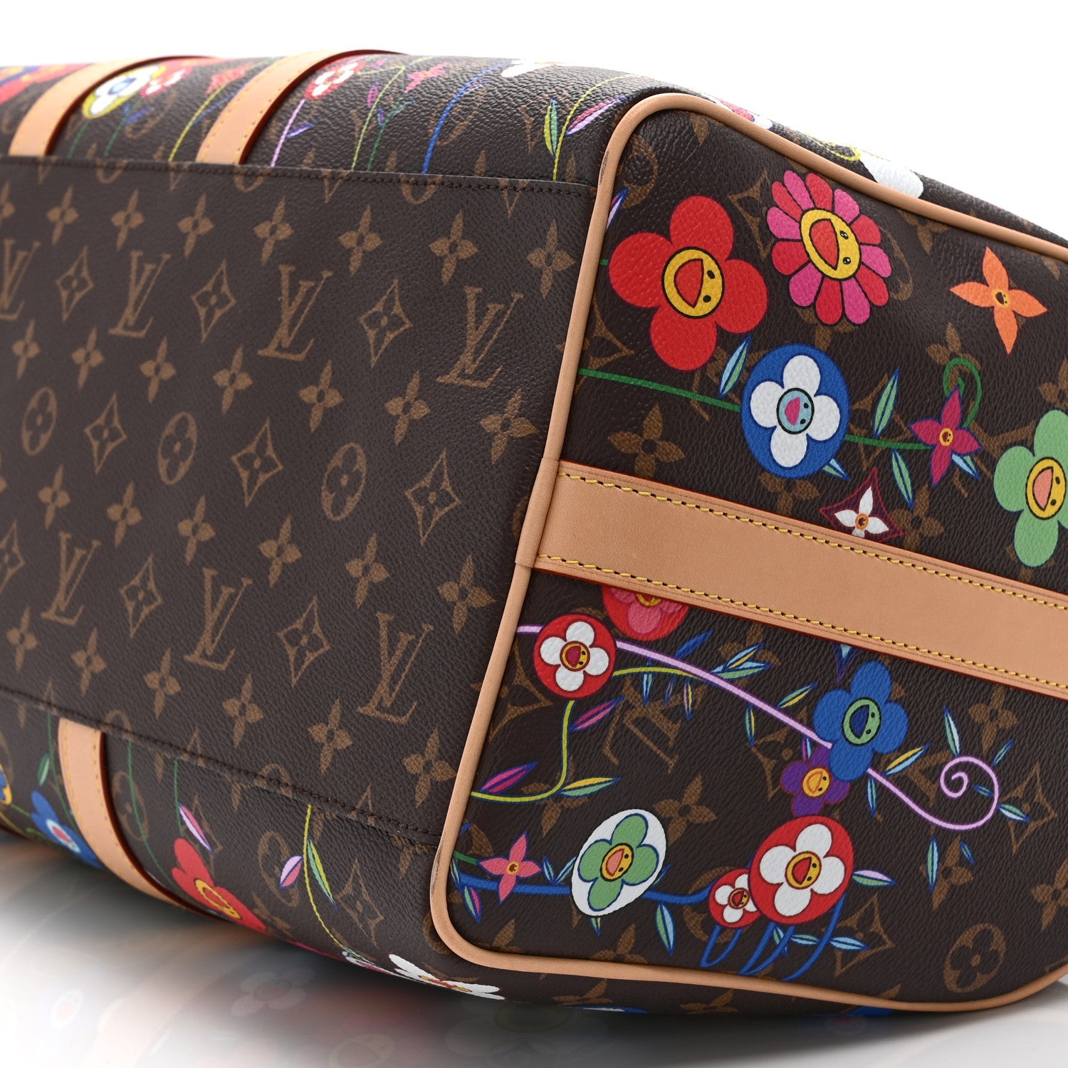 Louis Vuitton LV X TM Monogram Flowers Keepall Bandouliere 45