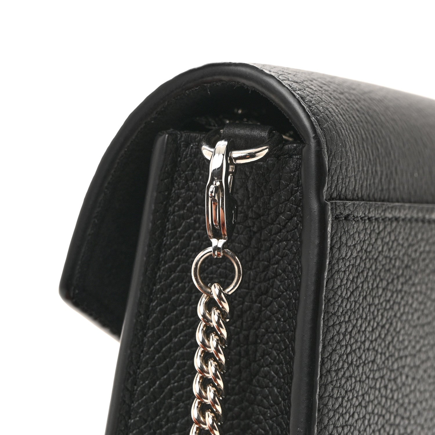 Louis Vuitton Soft Calfskin My Lockme Chain Pochette Black