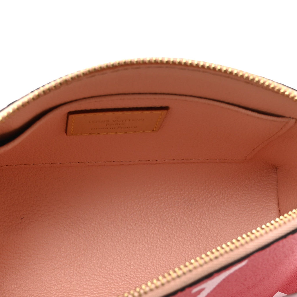 Louis Vuitton Monogram Giant Cosmetic Pouch Rouge