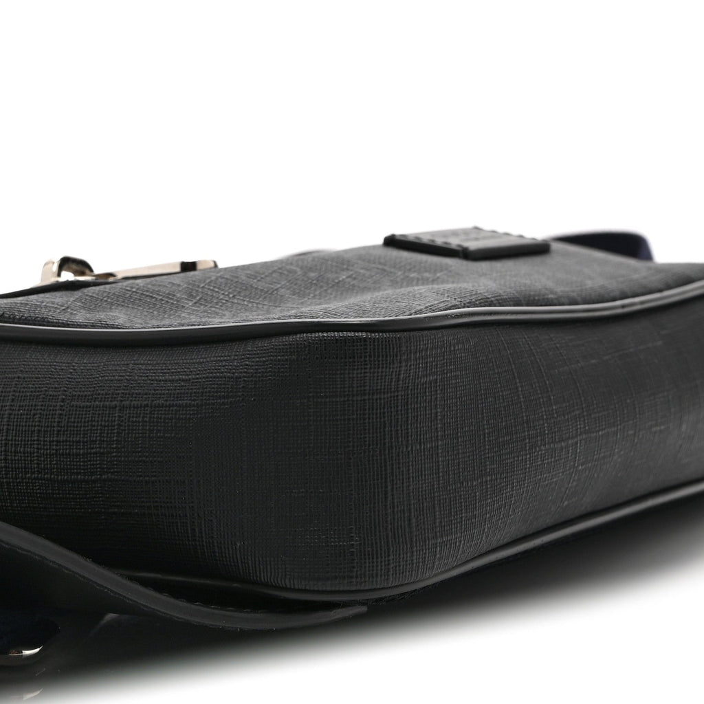 Gucci Soft GG Supreme Monogram Web Belt Bag Black Grey