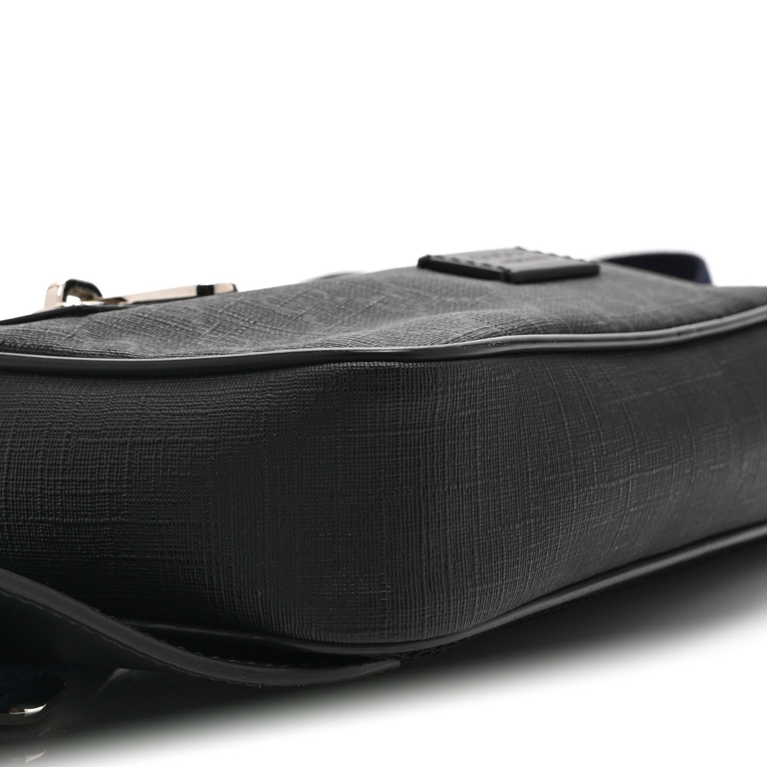 Gucci Soft GG Supreme Monogram Web Belt Bag Black Grey